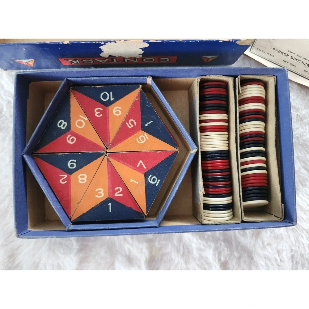 Contack Parker Brothers 1939 Game Special R. H. Macy‎ & Company Edition